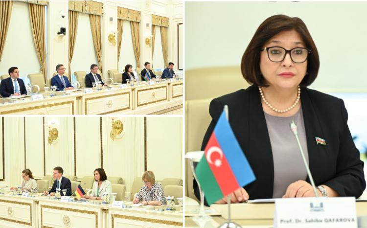Sahiba Gafarova Meets Vice President of Bundestag 