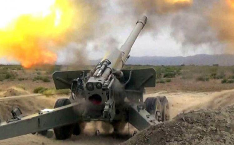 Позиции Азербайджанской Армии подверглись артиллерийскому обстрелу 