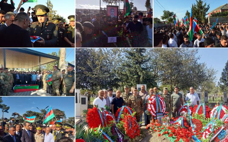 The leadership of the Defense Ministry attended the funerals and mourning ceremonies of Shehids 