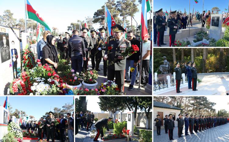 Defense Ministry’s leadership visited the Alley of Honor and the Alley of Shehids - VIDEO