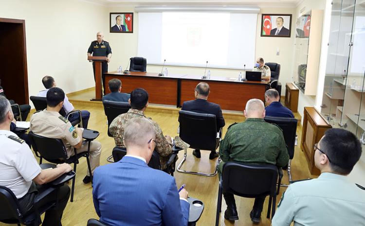 The military attaches were informed about the Armenian large-scale provocations 