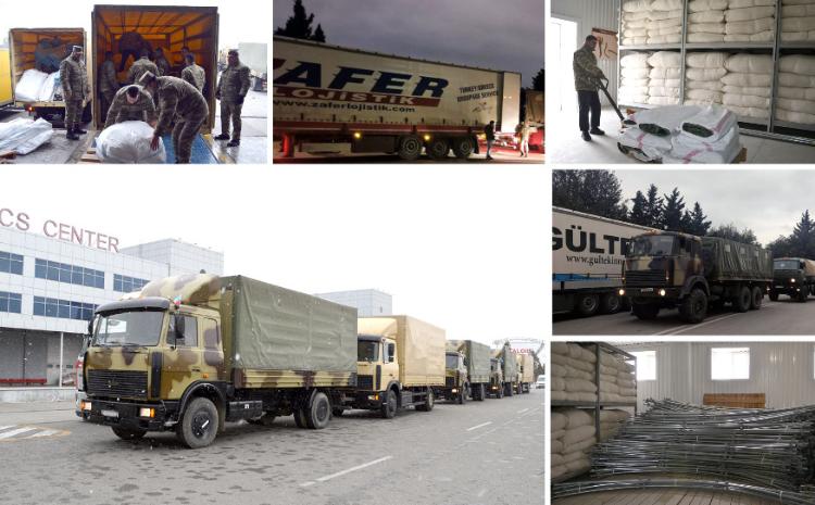 Winter outdoor tents were sent to fraternal Türkiye 