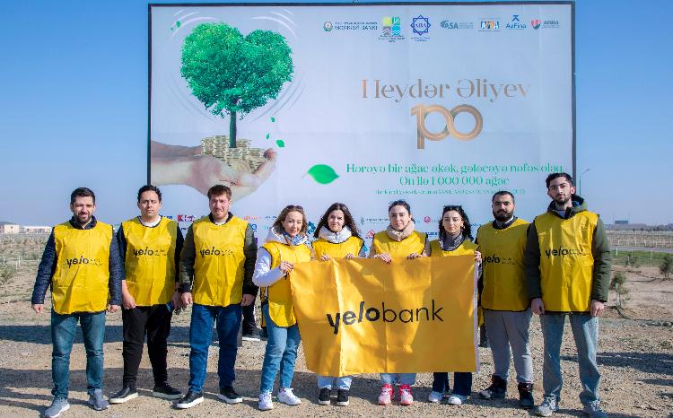 Yelo Bank принял участие в акции по посадке деревьев 