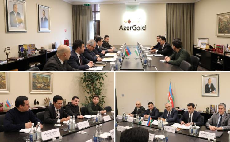 Делегация Узбекистана посетила ЗАО «AzerGold» 