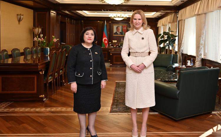 Milli Majlis Speaker Sahiba Gafarova, Deputy Chair of Ukraine’s Supreme Rada Talk 