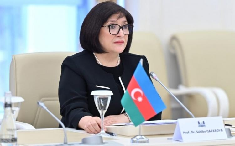 Сахиба Гафарова обратилась к парламентам мира по поводу сложившейся ситуации в карабахском регионе 