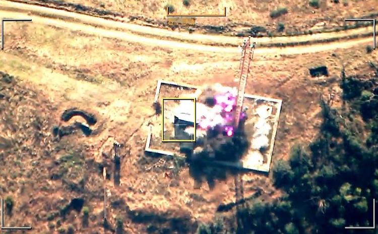 Момент нейтрализации радиотехнического узла военного назначения, принадлежащего формированиям вооруженных сил Армении - ВИДЕО