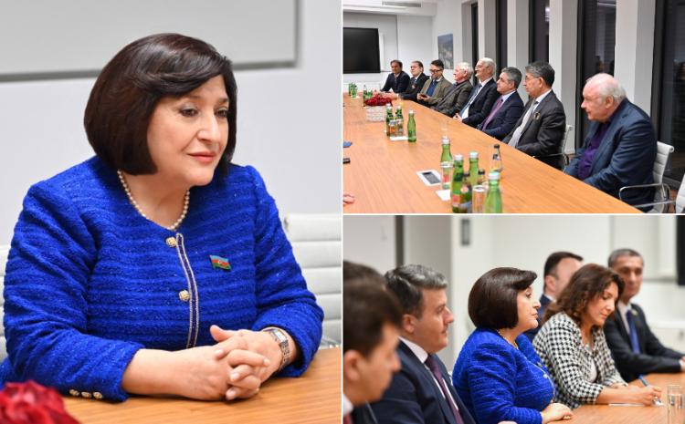 Speaker of Milli Majlis Sahiba Gafarova Meets with Members of Azerbaijan-Germany Forum 