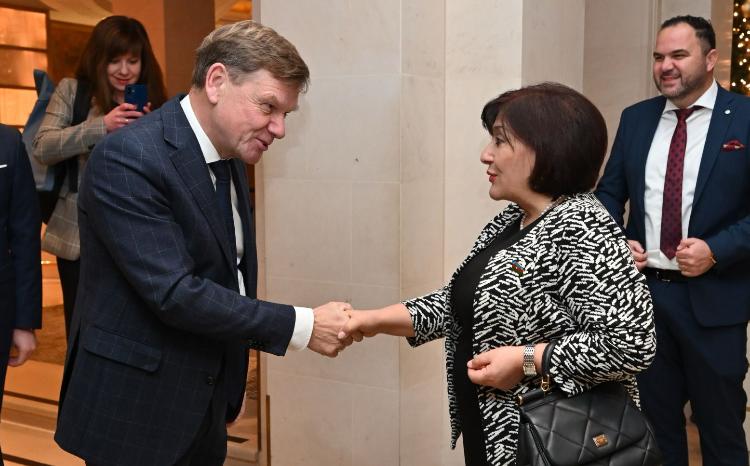 Сагиба Гафарова встретилась с главой парламентской группы Германия-Южный Кавказ Бундестага 