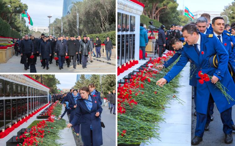 AZAL team visits Alley of Martyrs 