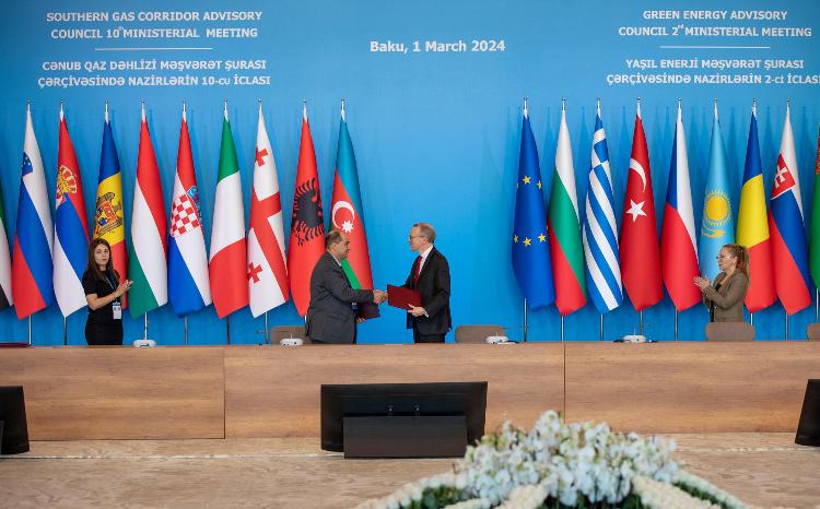 Memorandum of Understanding has been signed between Azerbaijan and WindEurope on wind energy 