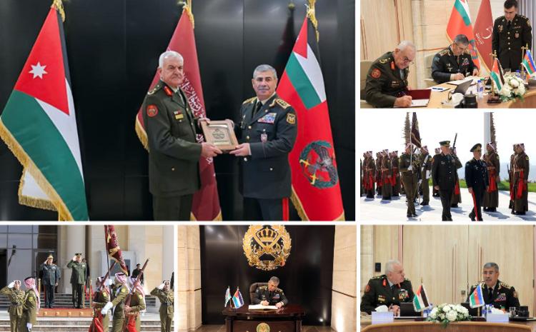 Minister of Defense of the Republic of Azerbaijan is on an official visit to Jordan 