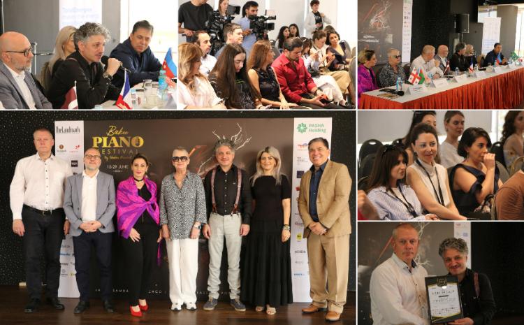 The press conference of the third international Baku Piano Festival was held at Landmark Baku 