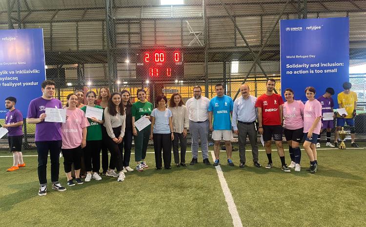 UNHCR and AFFA Host Inclusive Mini-Football Tournament in Baku 