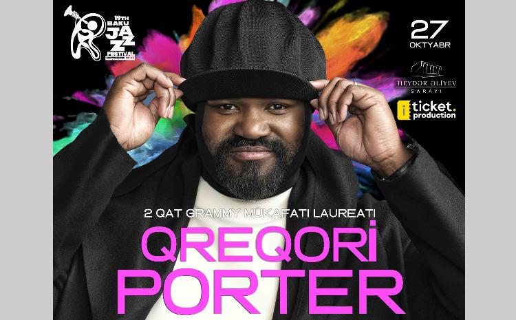 Gregory Porter is coming to Baku 