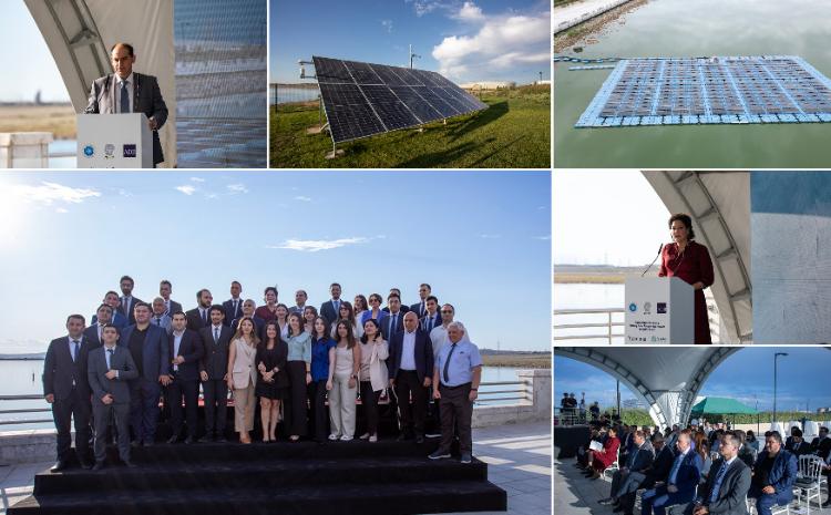 100 kW pilot solar power installation has been commissioned on Lake Boyukshor 