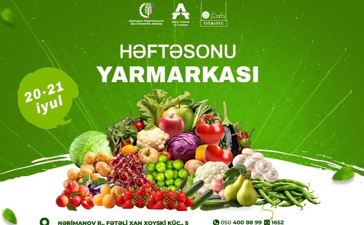 Həftəsonu “Kənddən Şəhərə” yarmarkası təşkil olunacaq 