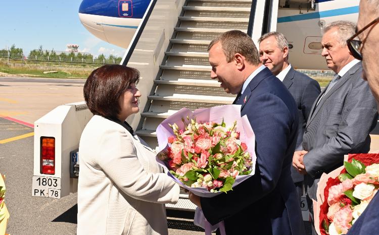 Спикер Милли Меджлиса Сагиба Гафарова прибыла в Российскую Федерацию с рабочим визитом 