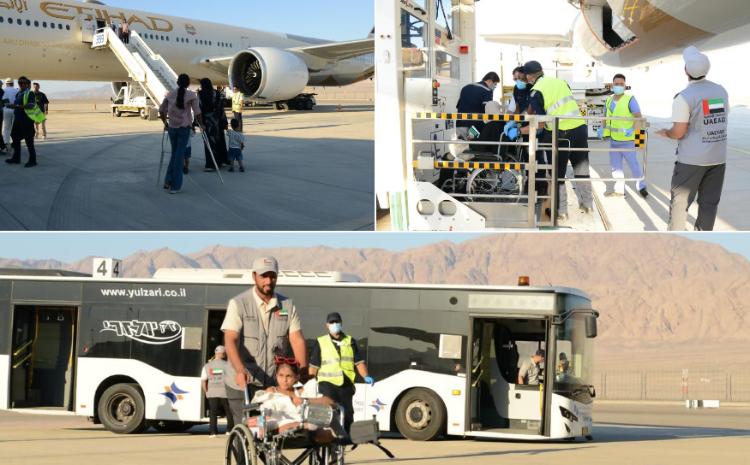 85 patients evacuated from Gaza to UAE for specialized medical care 