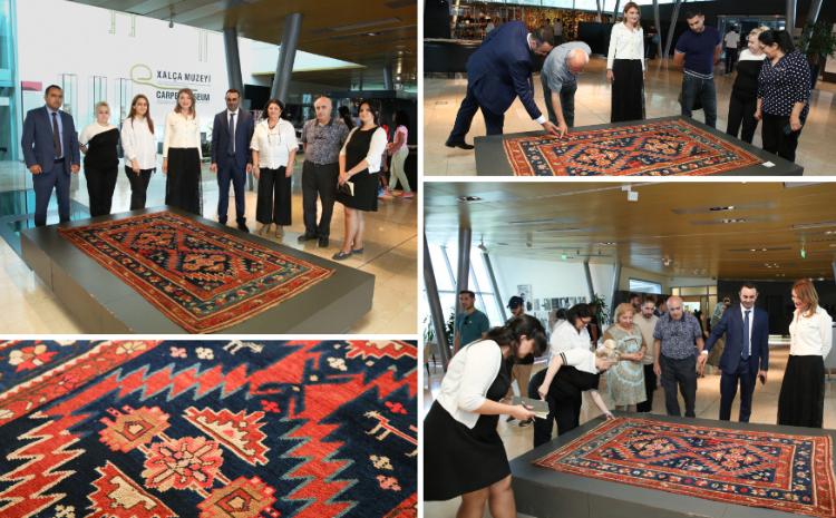 A 199-Year-Old Karabakh Carpet was Donated to the Azerbaijan National Carpet Museum 