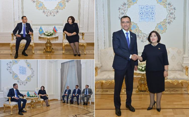 Сагиба Гафарова встретилась со спикером Сената Парламента Казахстана Мауленом Ашимбаевым 