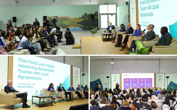COP29-da "Slow Food" mövzusunda panel müzakirəsi keçirilib 