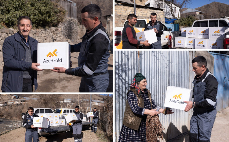 ЗАО “AzerGold” организовало очередную акцию социальной помощи в Гейгельском районе 