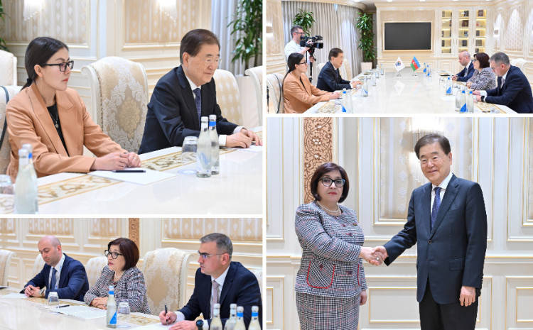 Speaker of Milli Majlis Sahiba Gafarova Meets with Chairman of Permanent Committee of International Conference of Asian Political Parties 