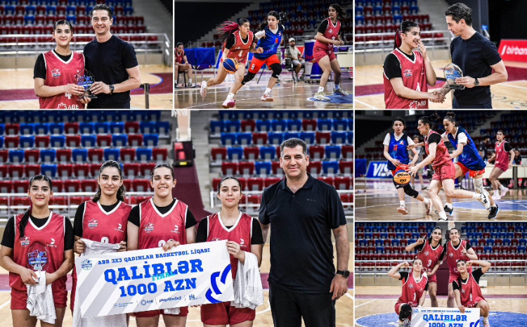 3x3 basketbol üzrə "ABB Qadınlar Liqası"nın qalibi bəlli olub 
