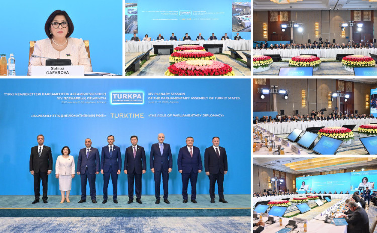 Speaker of Milli Majlis Sahiba Gafarova Addresses 14th Plenary Meeting of TURKPA in Astana 