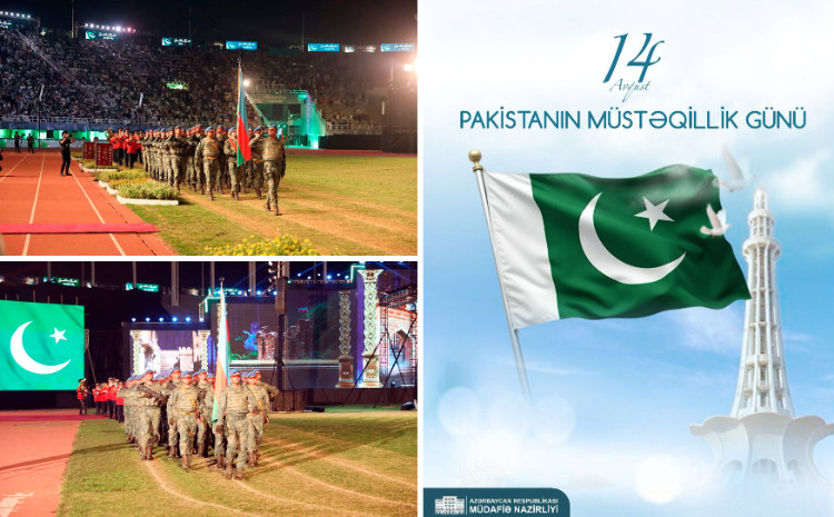 Azerbaijani servicemen join military parade in Pakistan - VIDEO
