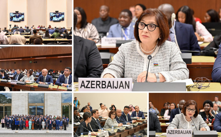 Sahiba Gafarova Speaks at Panel Discussion at 6th World Conference of Speakers of Parliament 
