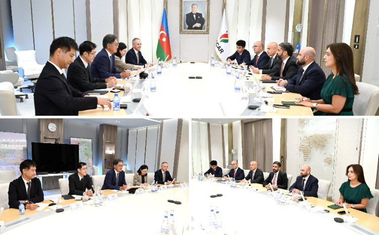 SOCAR-ın prezidenti Yaponiya-Azərbaycan İqtisadi Komitəsinin sədri və “ITOCHU” Korporasiyasının baş əməliyyat direktoru ilə görüşüb 