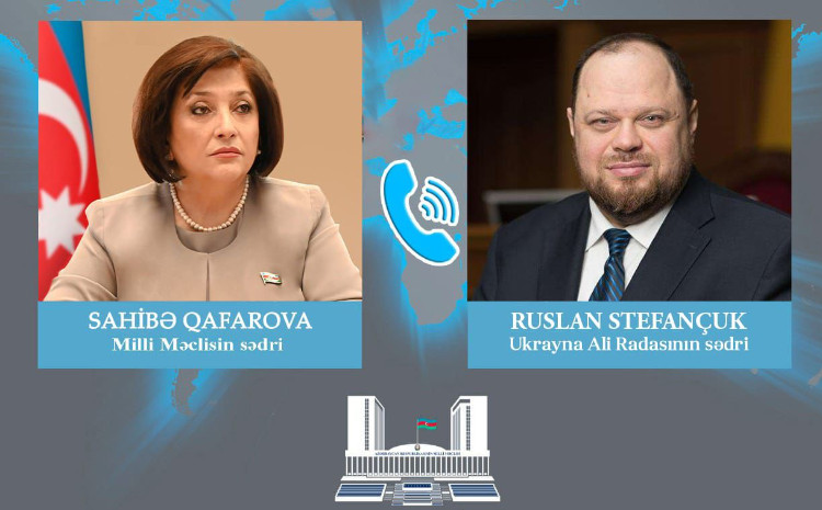 A Telephone Conversation between Speaker of Milli Majlis Sahiba Gafarova and Speaker of Verkhovna Rada of Ukraine Ruslan Stefanchuk 
