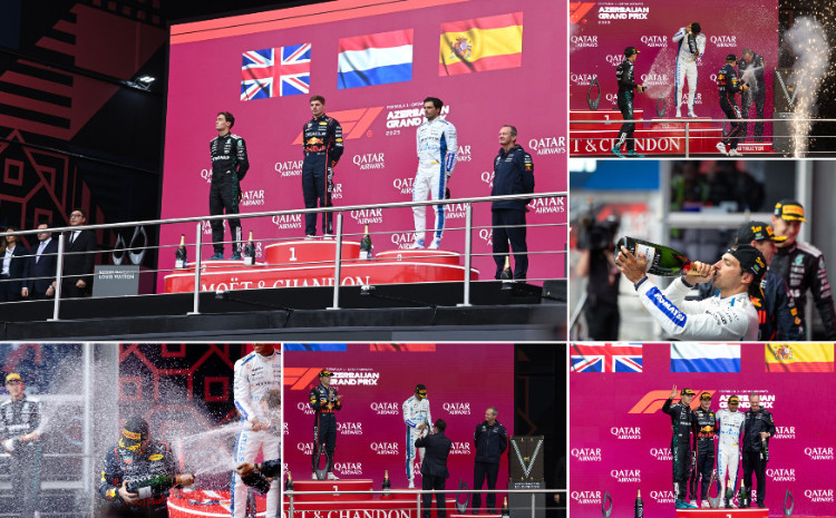 Макс Ферстаппен - победитель Formula 1 Qatar Airways Гран-при Азербайджана 2025 