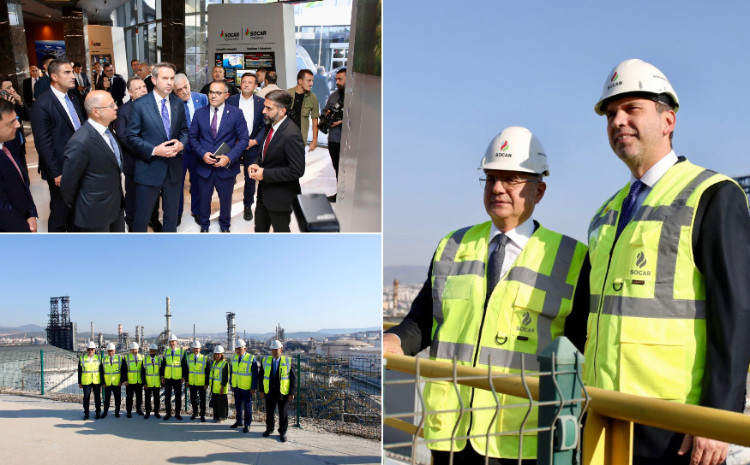 Azerbaijani and Turkish Energy Ministers visited SOCAR's production facilities in Izmir-Aliaga, Türkiye 