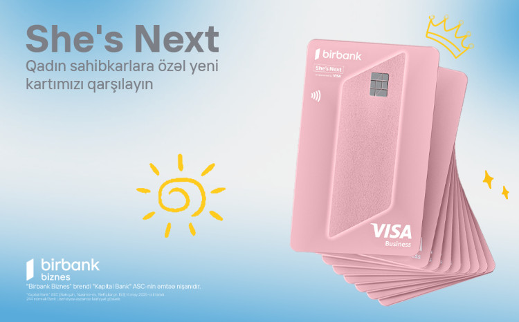 Birbank Biznes introduces a special business card for business ladies 