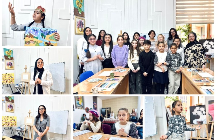 On September 29, the watercolor master class “The Caucasus through the Eyes of Children” took place 