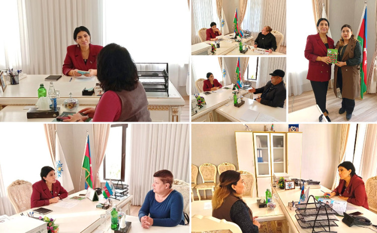 Deputat Elnarə Akimova vətəndaş qəbulu keçirdi 