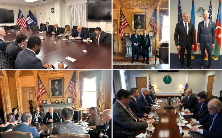 Energy Minister of Azerbaijan met with his American counterpart and other U.S. officials 
