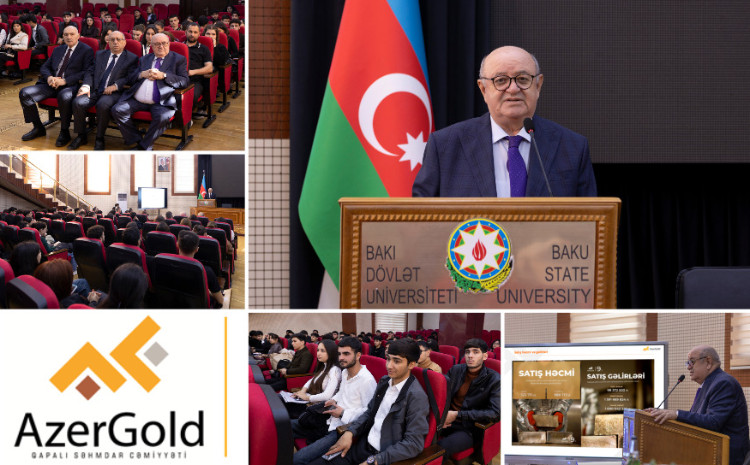 Советник ЗАО «AzerGold» выступил с презентацией в Бакинском государственном университете 