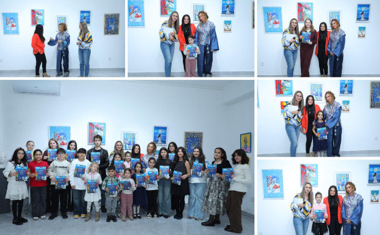 The “Secrets of Little Hands” Art Exhibition Successfully Held at the “AYDANİ” Gallery - PHOTO
