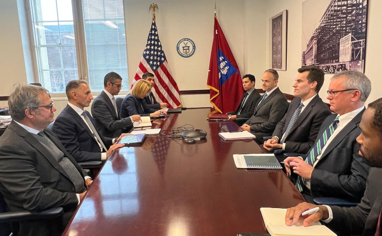 Minister Rashad Nabiyev Meets with U.S. Under Secretaries of Commerce 
