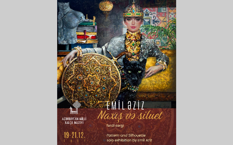 A solo exhibition by artist Emil Aziz titled ‘Pattern and Silhouette’ is set to open at the Azerbaijan National Carpet Museum 