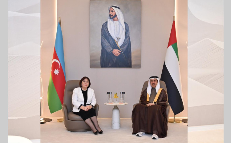 Speaker of Milli Majlis Sahiba Gafarova Arrives in United Arab Emirates on a Visit 