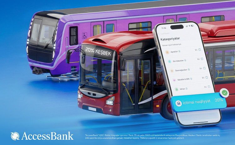 AccessBank предлагает 20% кешбэка при оплате проезда в общественном транспорте 
