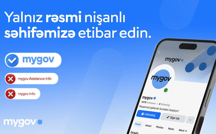 “mygov” platforması adından yayılan saxta elanlarla bağlı 
