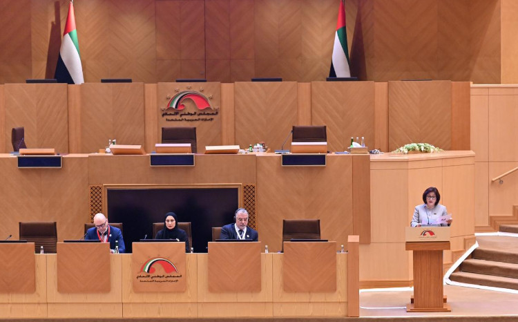 Sahibə Qafarova Qadın Parlament Forumunda  ölkəmizdə gender bərabərliyi sahəsində vəziyyət haqqında məlumat verib 