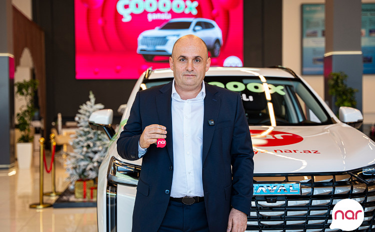 The 9th car has been won in Nar’s “Çoox Şanslı” lottery 