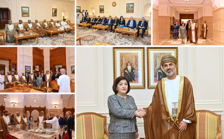 Speaker of Milli Majlis Sahiba Gafarova Meets with Chairman of Consultative Council of Sultanate of Oman 